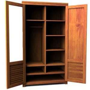 HALE Lemari Pakaian Terbuka